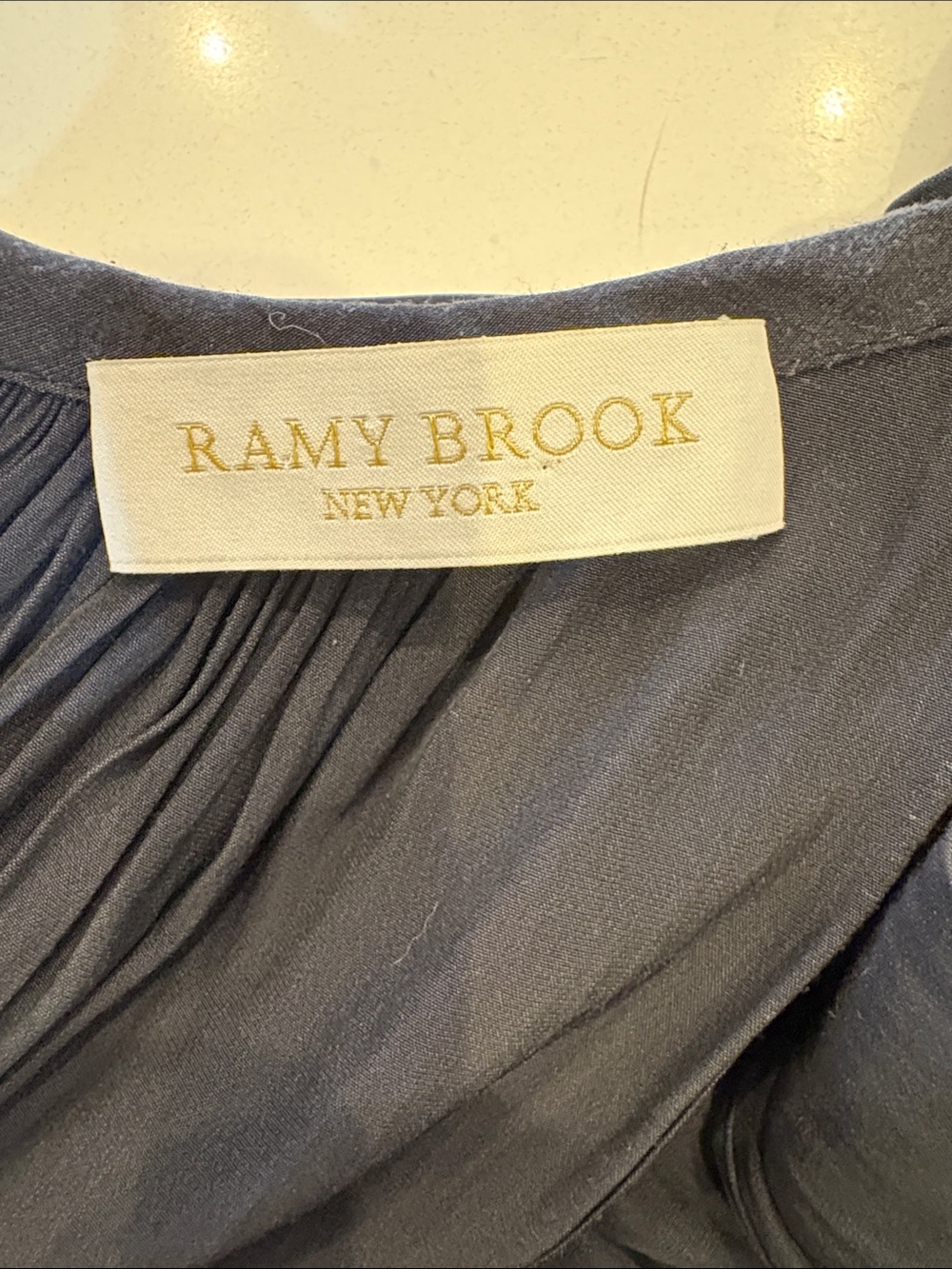 Ramy Brook Black Sleeveless Pleated Maxi Dress - Picture 3 of 3